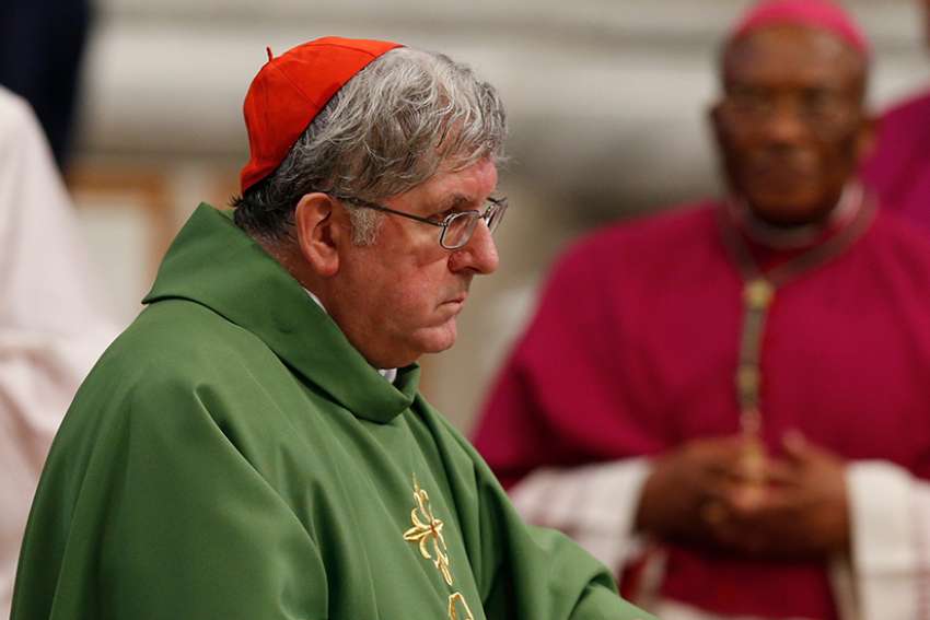Cardinal Collins exhorts priests to 'become fire', experience constant purification