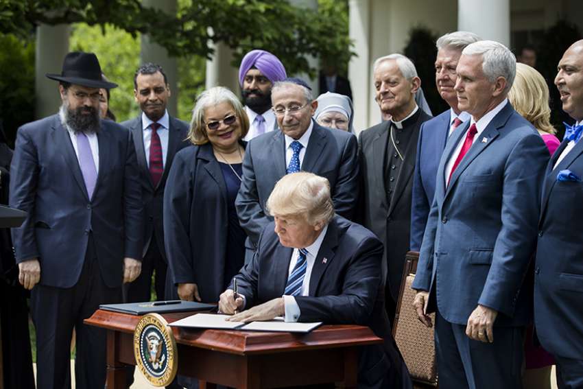 U.S. Church leaders view Trump religious freedom order as positive step