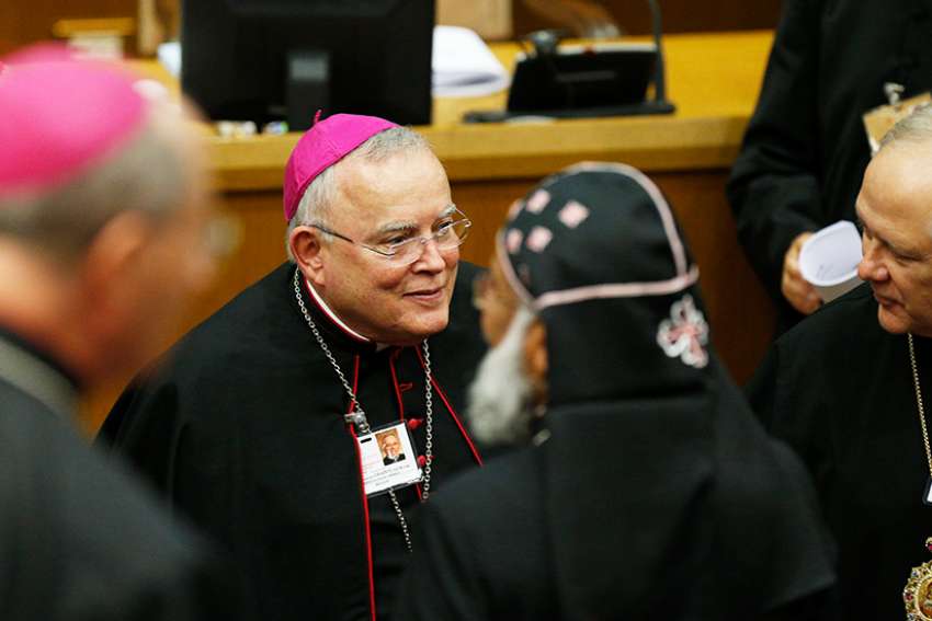 Archbishop Chaput urges synod to be careful with language, especially on sexuality