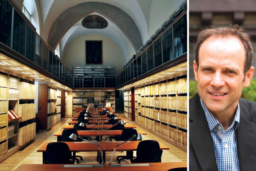 Historian ready for long archive journey