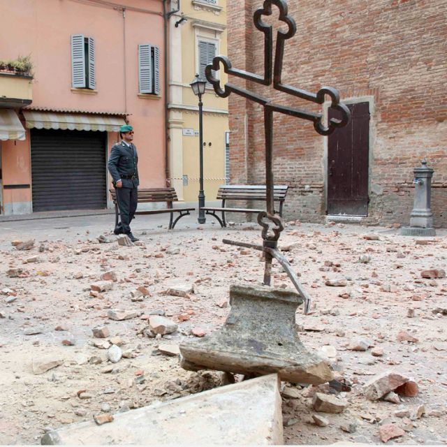 Church offers aid, prayers to people left homeless by Italy earthquake 