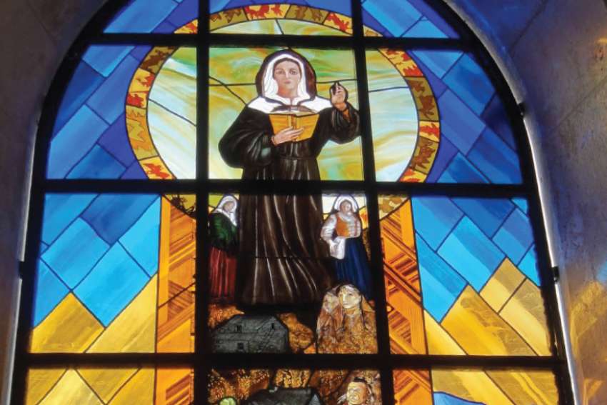 Canadian saint lights up church in France