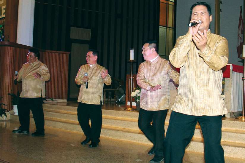 Filipino priests have the music in them