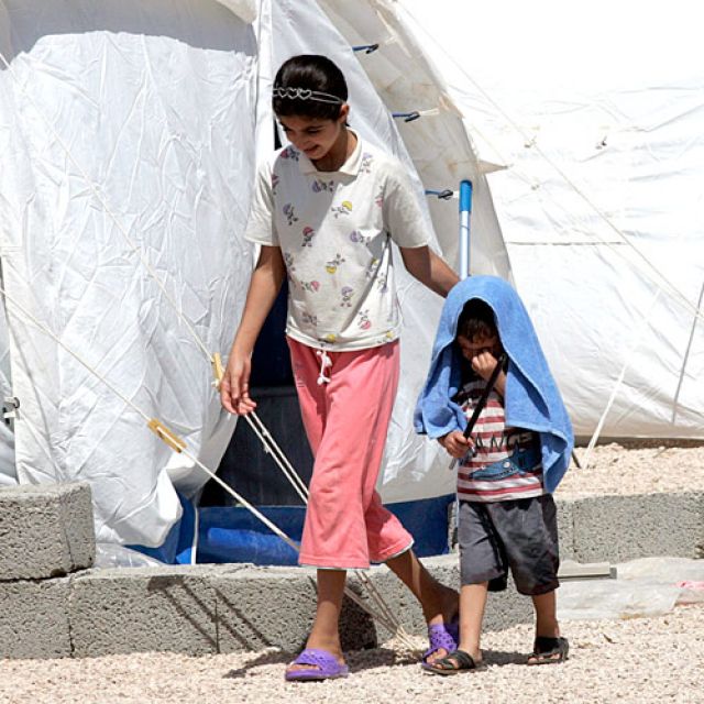 Syrian women, children caught in a situation they never imagined 