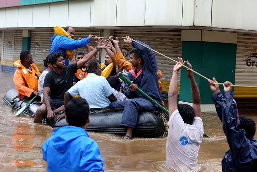 Indian church joins relief efforts as floods, landslides wreak havoc in Kerala