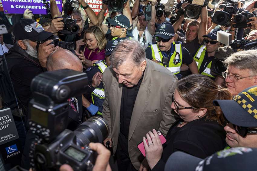 Cardinal Pell labelled as 'at-risk' prisoner, awaits sentence in solitary confinement