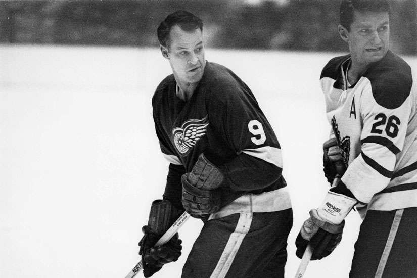 Gordie Howe an animal on the ice, a saint off it