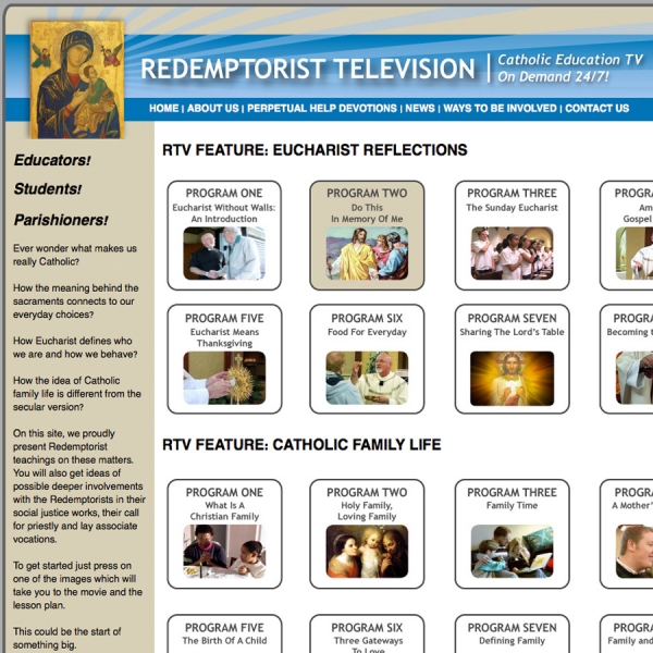 Redemptorists launch TV website