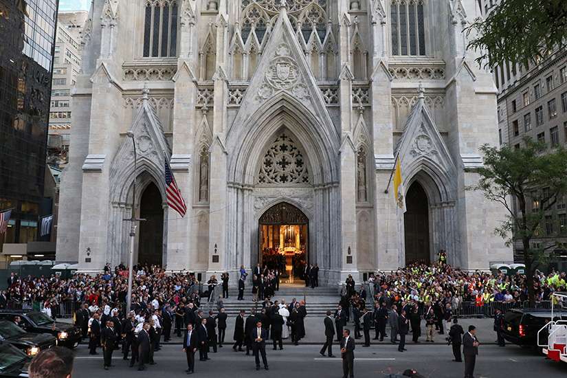 At New York’s St. Patrick’s Cathedral, Pope embraces nuns once under Vatican fire
