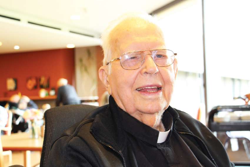 Msgr. Foy never forgot his fellow priests