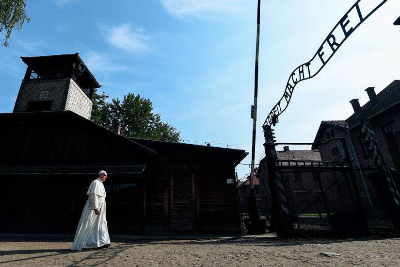 Pope Francis: Cruelty did not end at Auschwitz; it continues today