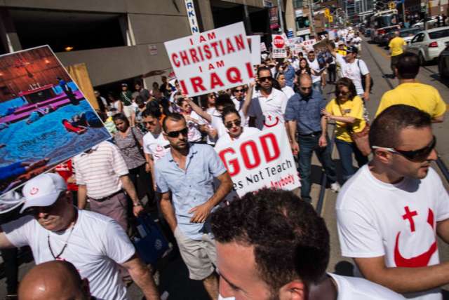 Iraqi Christians rally in Toronto for persecuted brethren at home