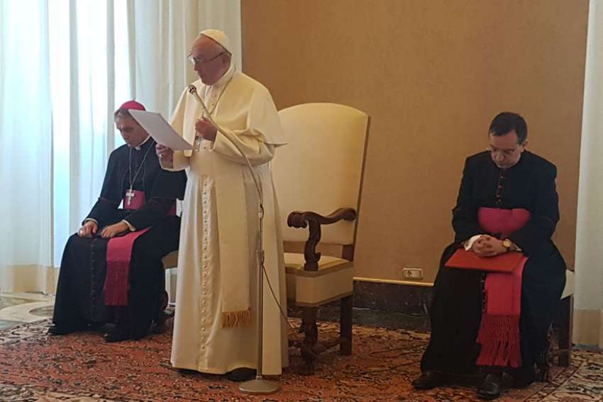 Pope to future Romanian priests: seminary is your 'gym' for ministry