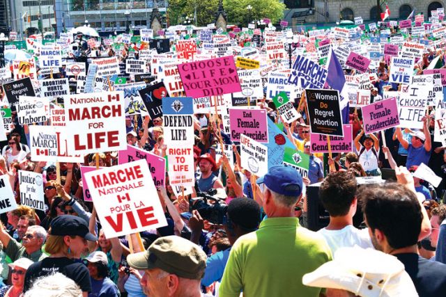 Pro Lifers get their marching orders