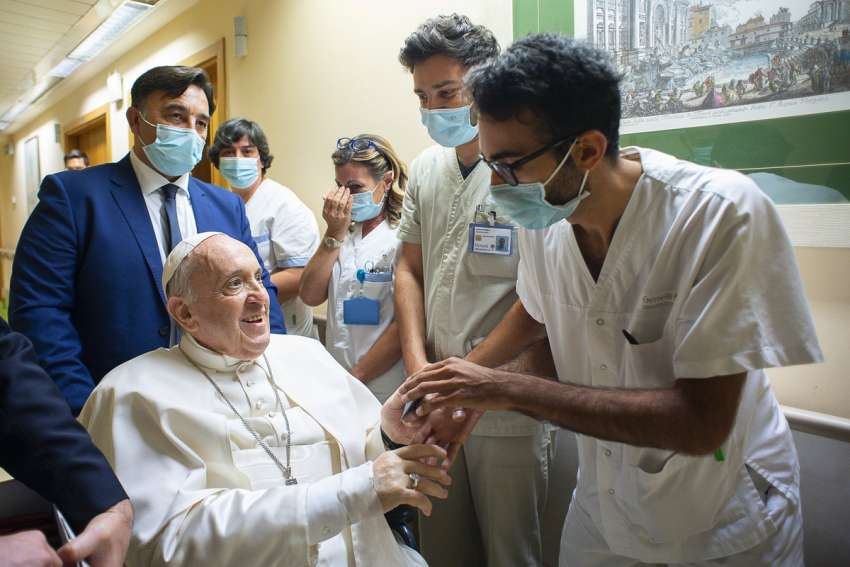 Pope Francis hospitalized for respiratory infection, Vatican says