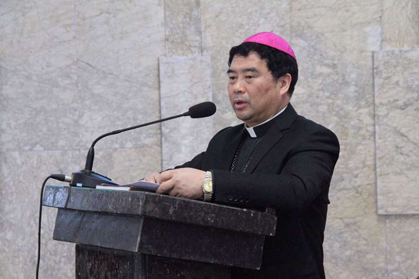 Catholics say Chinese bishop detained so he'll miss first chrism Mass