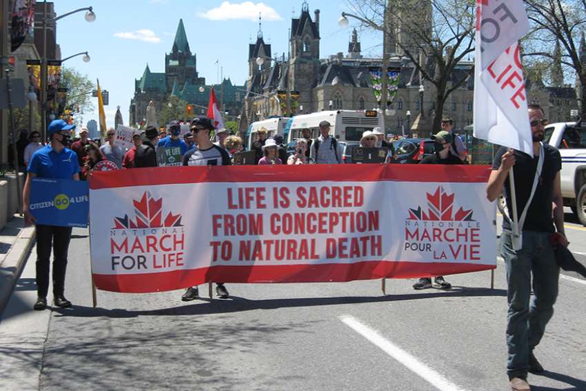 Hundreds ignore restrictions to join March for Life