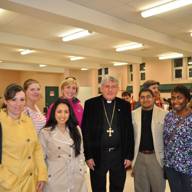 Youth flock to adoration with cardinal