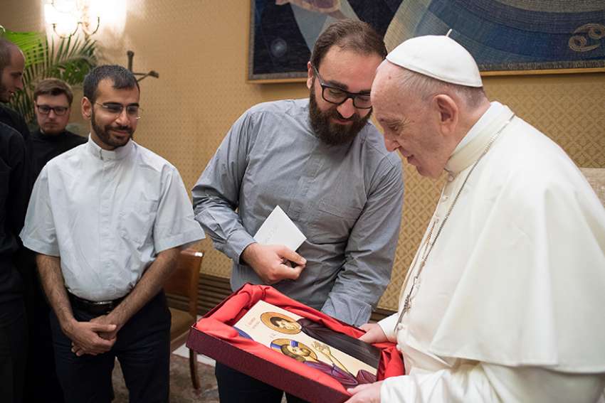 A "courageous creativity" is needed, Pope Francis tells young Jesuits