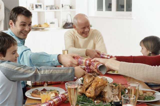 Christmas always cracks up the family
