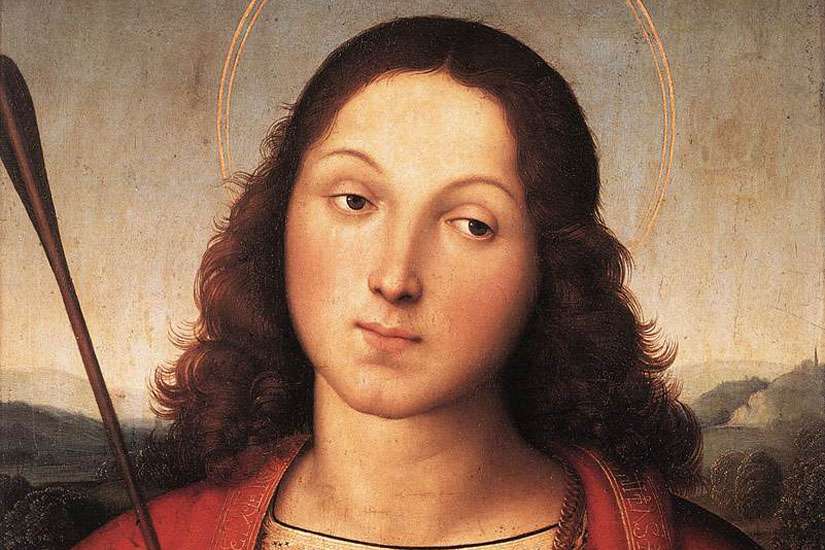 Who is St. Sebastian and why do athletes claim him?