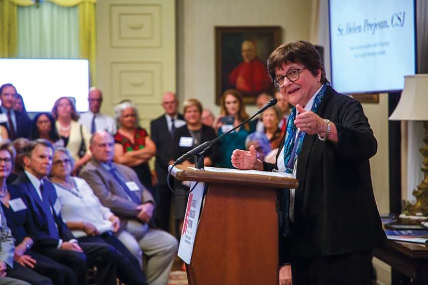 ‘Can’t not do it,’ says Sister Prejean