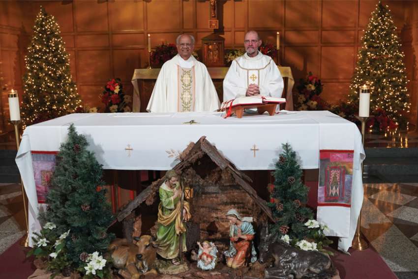 TV Mass priests help share Christmas hope