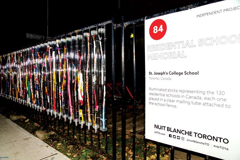 Nuit Blanche exhibit brings back memories of residential schools
