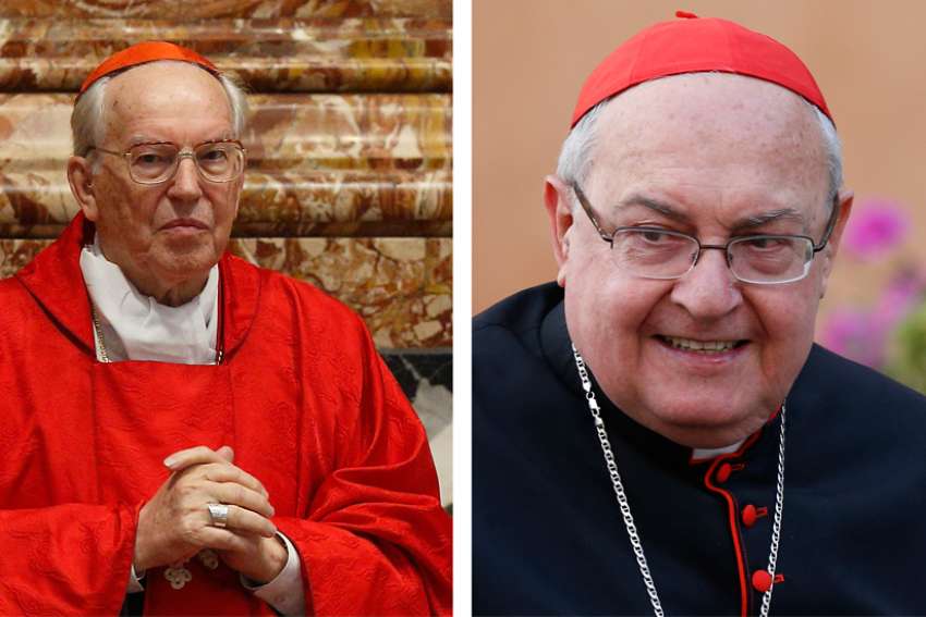 Cardinals Re, Sandri elected to top posts in College of Cardinals