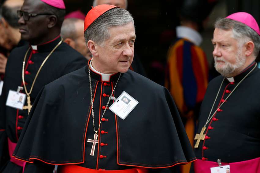 Adults must keep eyes on Christ to help young people, Cardinal Cupich tells synod
