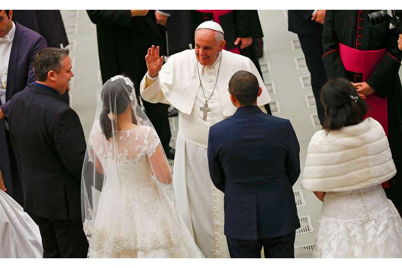 Poverty stems from unjust economic system, not big families, Pope says