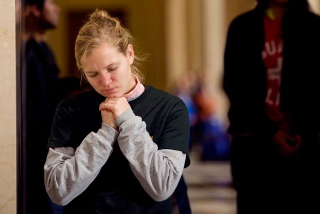 Striking gold with a Lenten prayer vigil