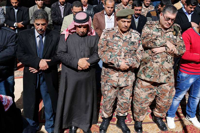 Jordan's Christian churches condemn pilot's murder, offer prayers