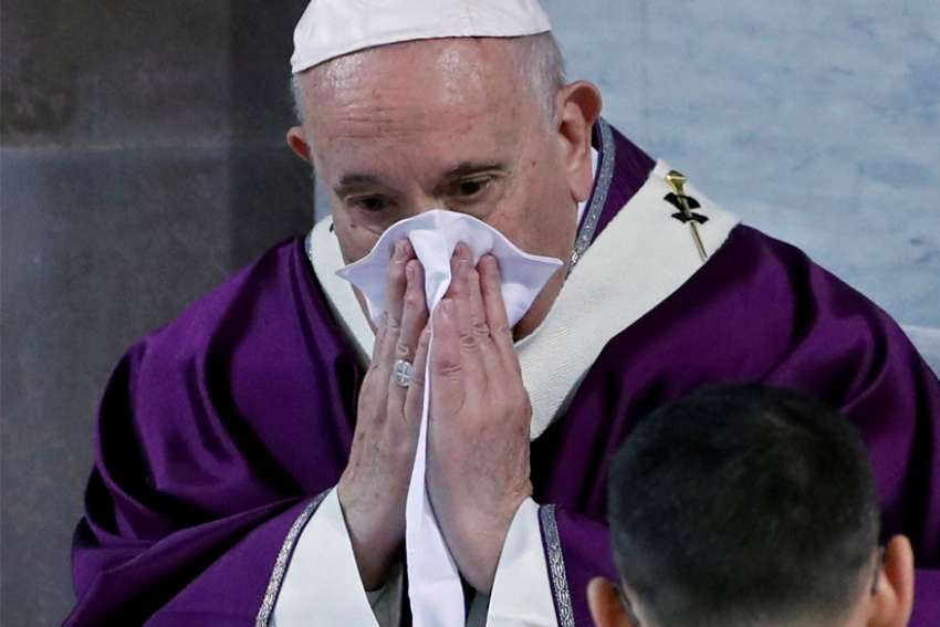 Pope Francis skips penance service with Rome clergy due to mild cold