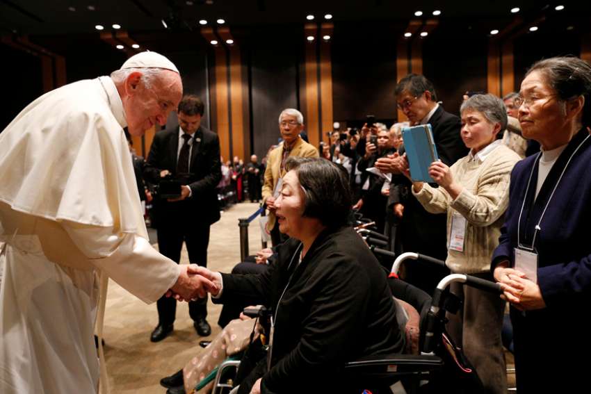 Reverence for life must determine use of nuclear power, Pope Francis says