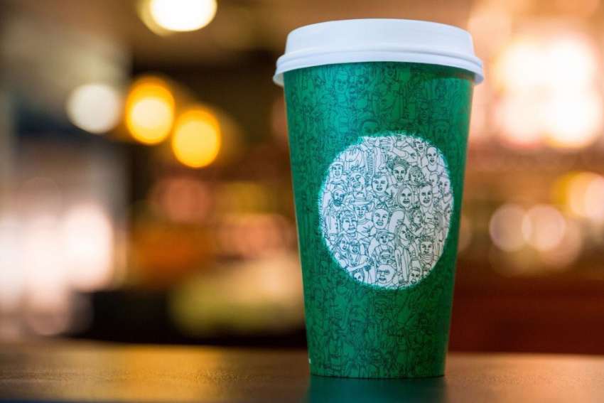 Cue the ‘War on Christmas’: Starbucks has a new cup