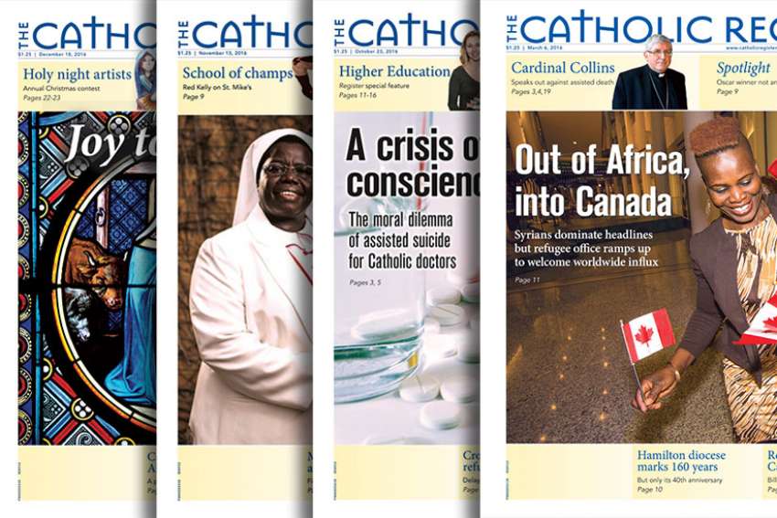 Catholic Register honoured with 31 awards