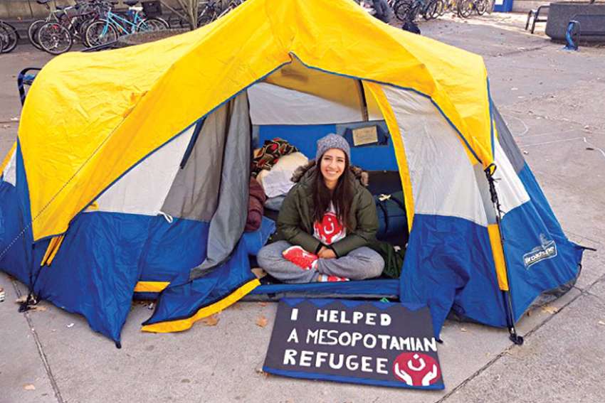 My week living like a refugee
