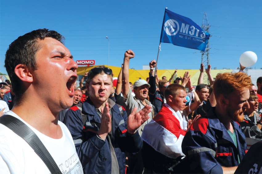 Compassion drives exiled Belarus leader