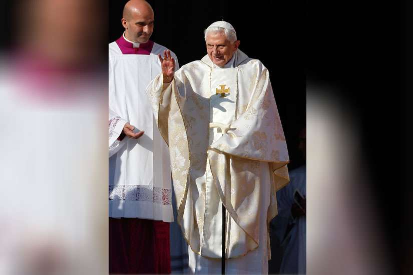 Pope Benedict has no regret, doubt about decision to retire, aide says