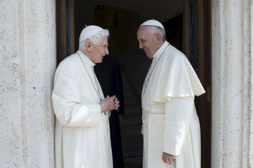 Benedict says governance wasn't his gift, but Francis is good at it