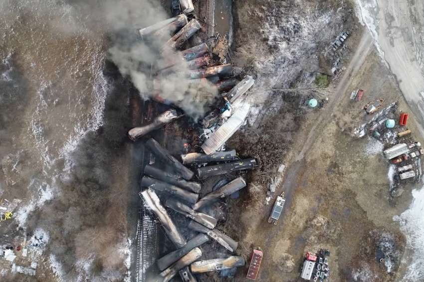 A year after train derailment, Ohio parish has become a 'family' that serves community