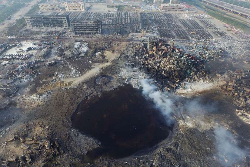 Catholics among initial responders to those injured in Tianjin blast