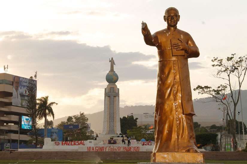 In El Salvador, vandals damage statue of Archbishop Romero -- again