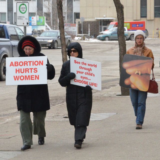 Abortion protest aims to keep issue in people’s minds