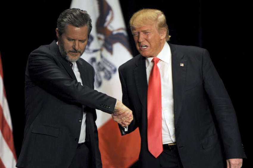 Falwell criticizes Pope Francis on Twitter for being partisan