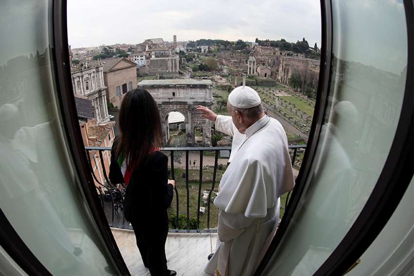 Pope Francis urges preservation of Rome's history, spiritual traditions
