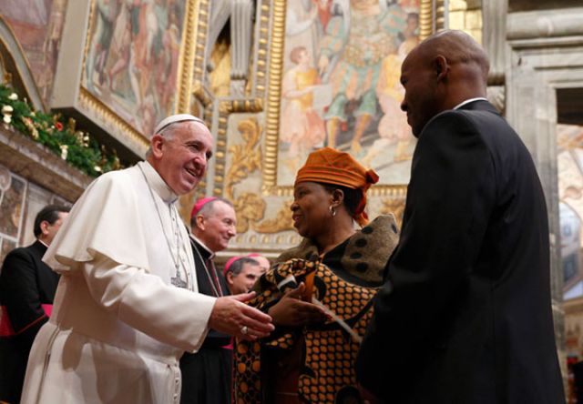 Pope says abortion, hunger, environmental damage threaten peace 