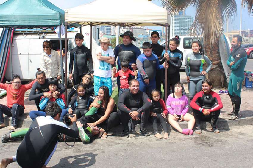 This surfing school in Chile was created for kids with Down syndrome