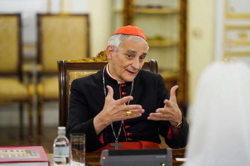 Papal envoy gives Biden letter from Pope Francis, urges U.S. leaders to support peace
